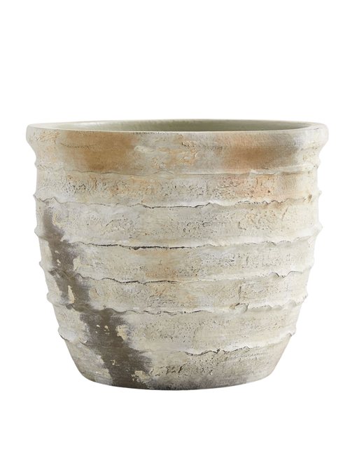 Artisan Hand Painted Terracotta Outdoor Planters