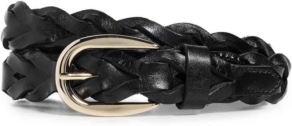 Madewell, Madewell Women's Braided Belt, True Black, Xxs - Xs