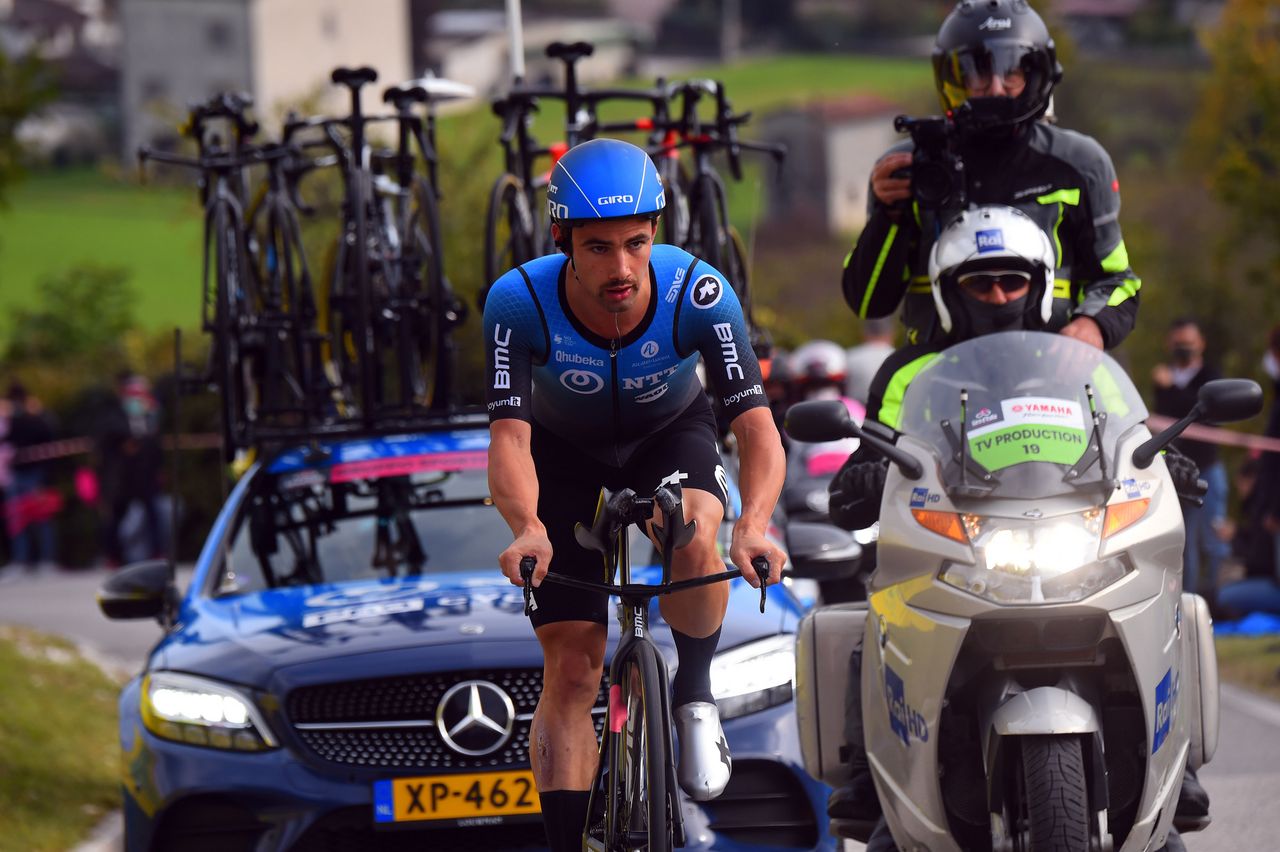 Victor Campenaerts during stage 14 time trial at the Giro d'Italia