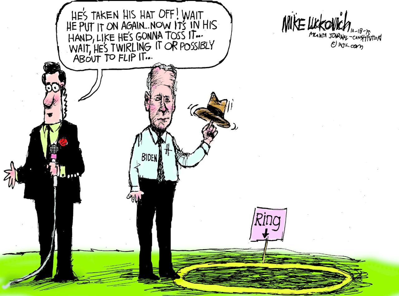 Editorial cartoon U.S. Joe Biden