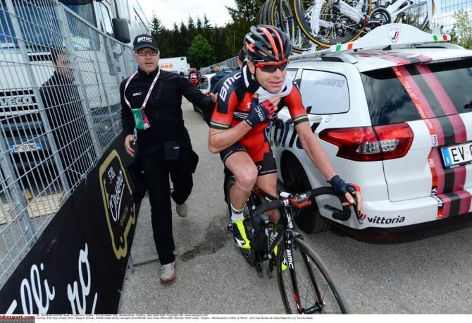 Cadel Evans (BMC) after the stage