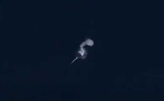 Firefly Aerospace's first Alpha rocket suffers a catastrophic anomaly during its first launch that led to the loss of the vehicle 2 minutes, 30 seconds after liftoff from Vandenberg Space Force Base, California on Sept. 2, 2021.