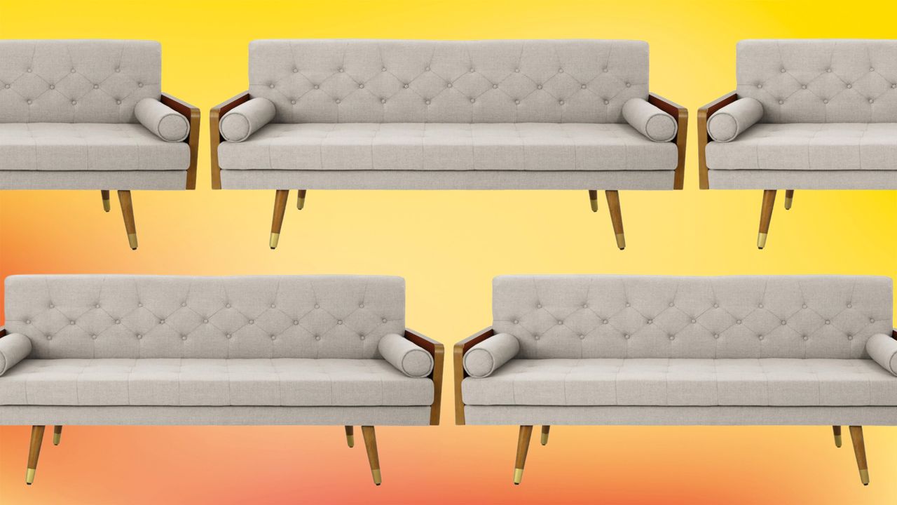 mid-century sofa on amazon