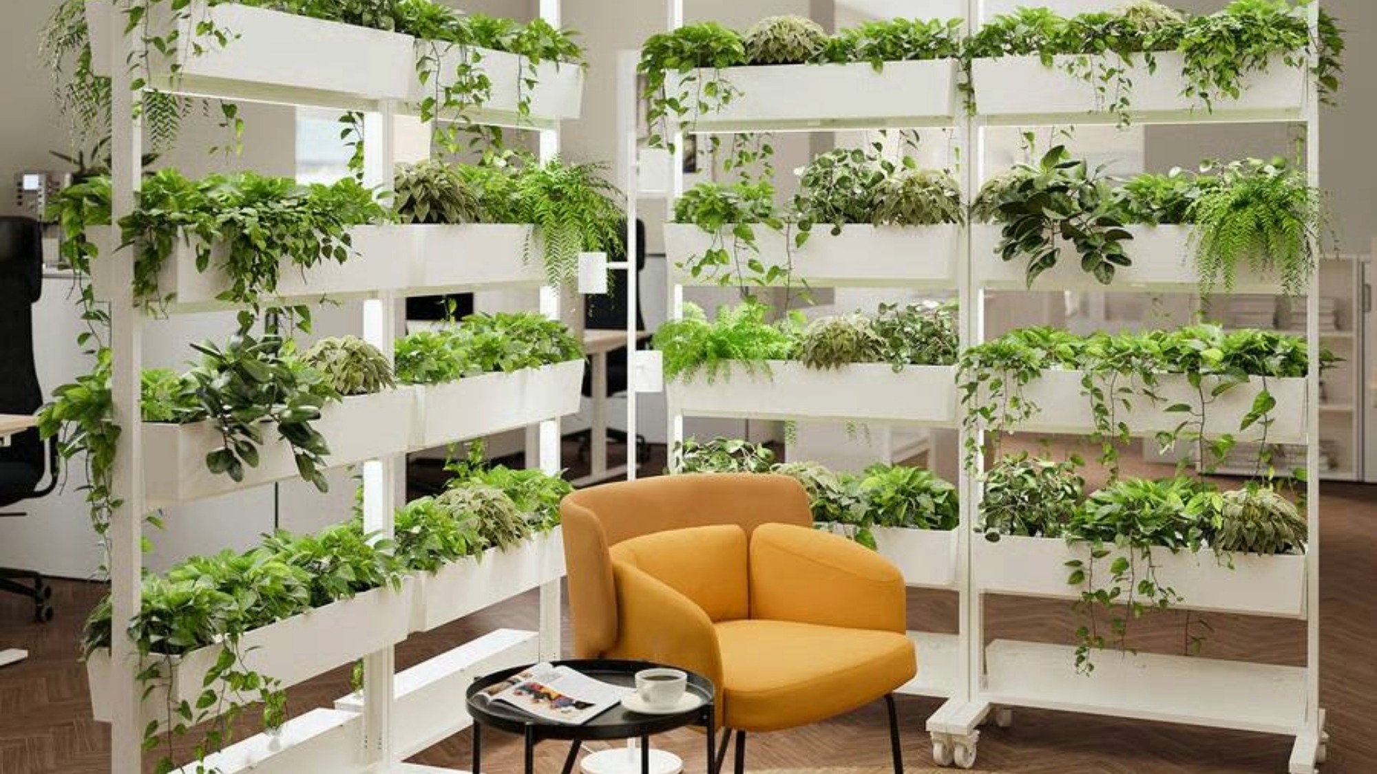 IKEA MITTZON plant stands in home