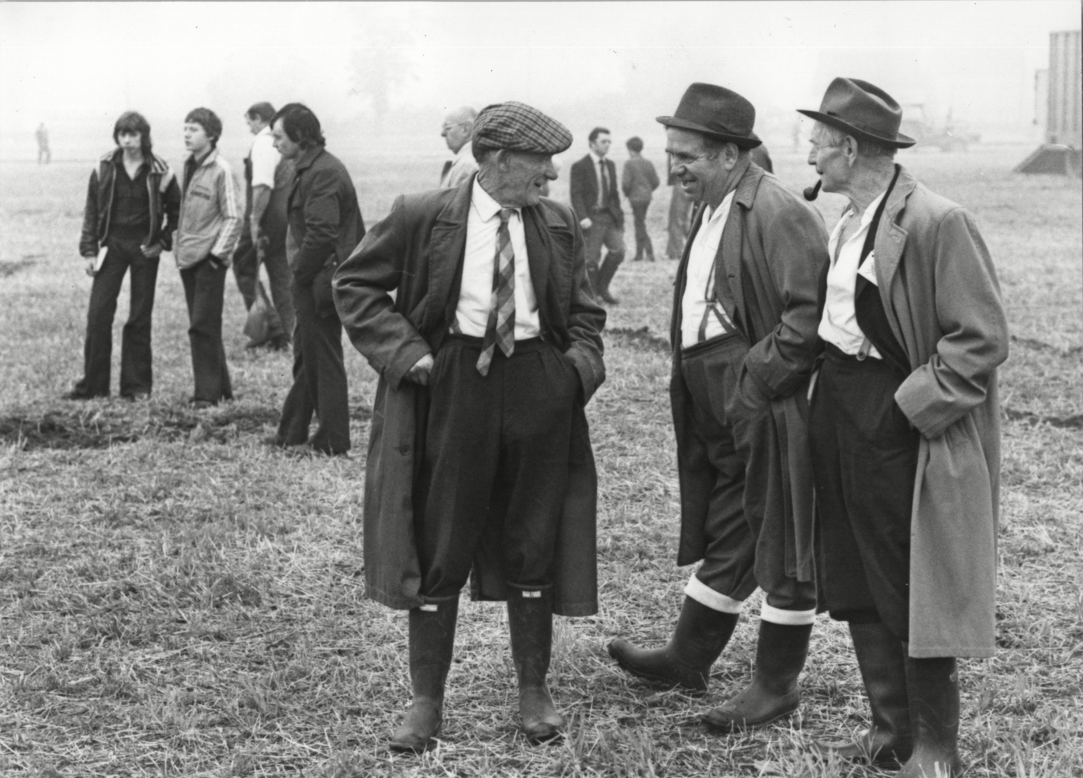 Judges at the Brailsford Ploughing Match 15th June 1950