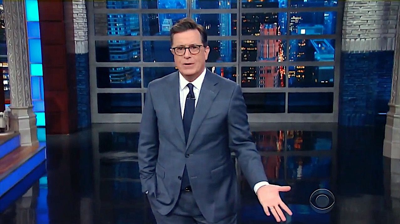 Stephen Colbert puts words in Trump&amp;#039;s mouth