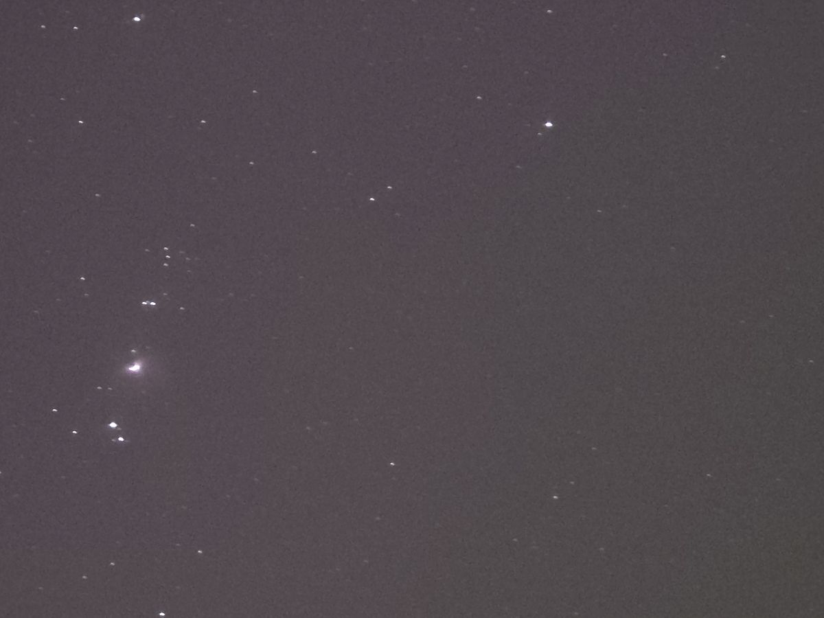 Samsung Galaxy S24 Ultra Astrophotography M42 the Great Irion Nebula.