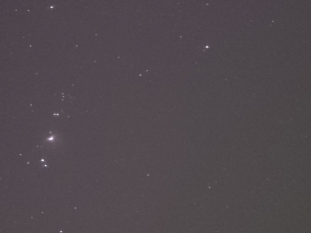 Samsung Galaxy S24 Ultra Astrophotography M42 the Great Irion Nebula.