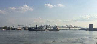 The Mississippi River's deepest point is in New Orleans at this spot off the French Quarter.