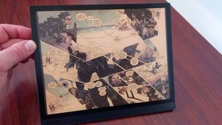 Onyx Boox Tab Ultra C showing a comic strip