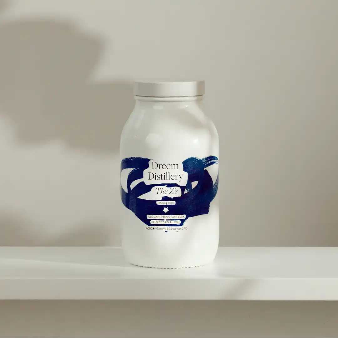 Dreem Distillery CBD Anchoring Bath Soak The Z&#039;s on a shelf