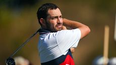 Patrick Cantlay during the Saturday afternoon four ball at the Ryder Cup