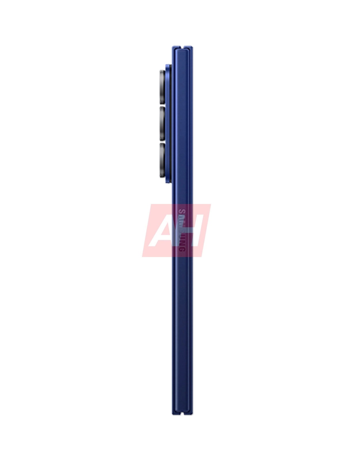 Allegedly official render of the Samsung Galaxy Z Fold 7 from the size