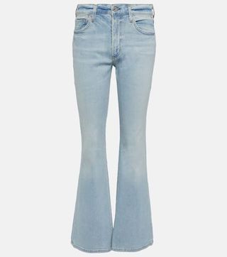 Emannuelle Low-Rise Bootcut Jeans