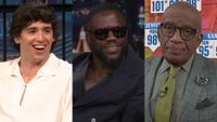 From L to R: Marcello Hern&aacute;ndez on Late Night with Seth Meyers, Kevin Hart on The Tonight Show Starring Jimmy Fallon, Al Roker on The Today Show.