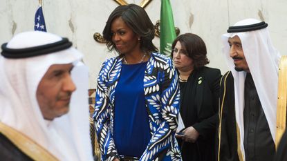 Michelle Obama in Saudi Arabia