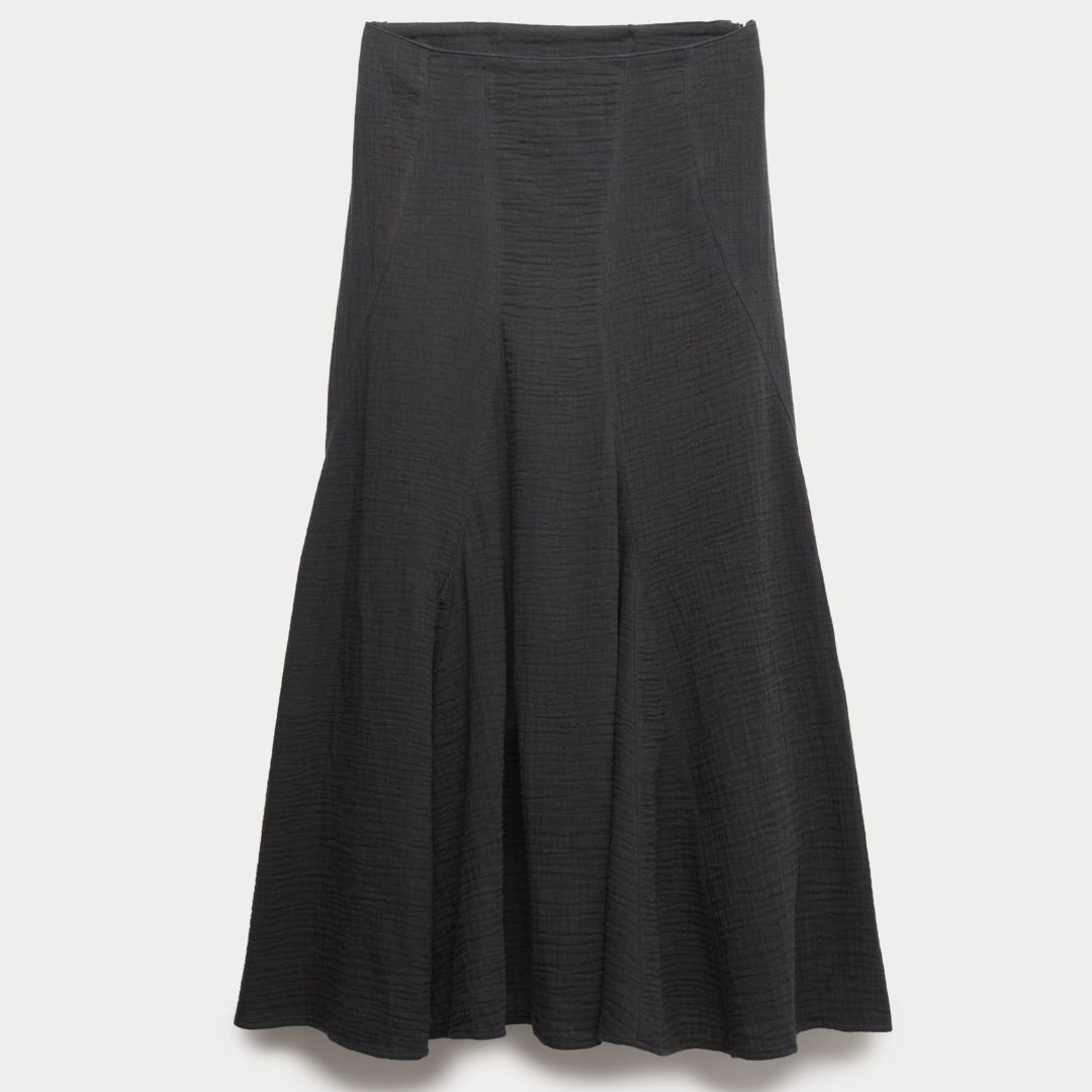 Per Una Pure Cotton Double Cloth Midaxi A-Line Skirt