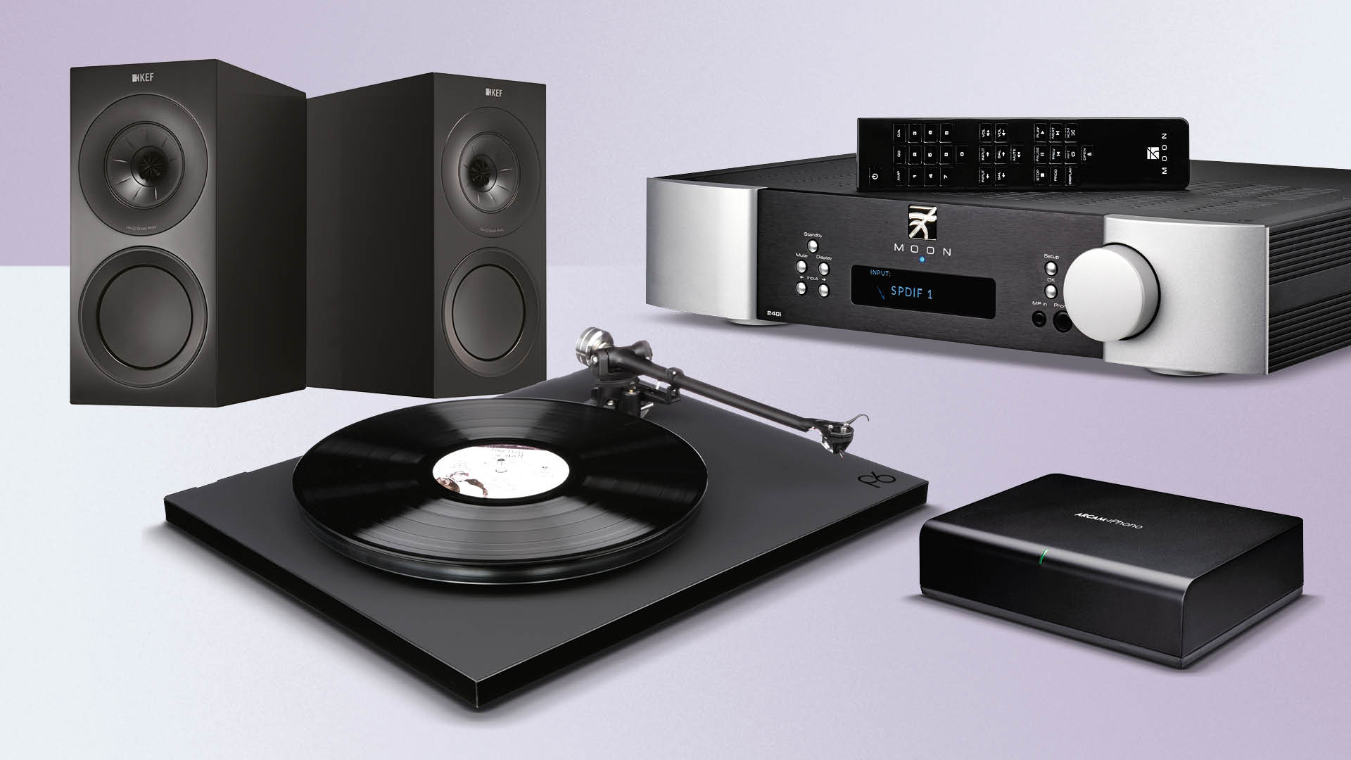 mini hifi with turntable