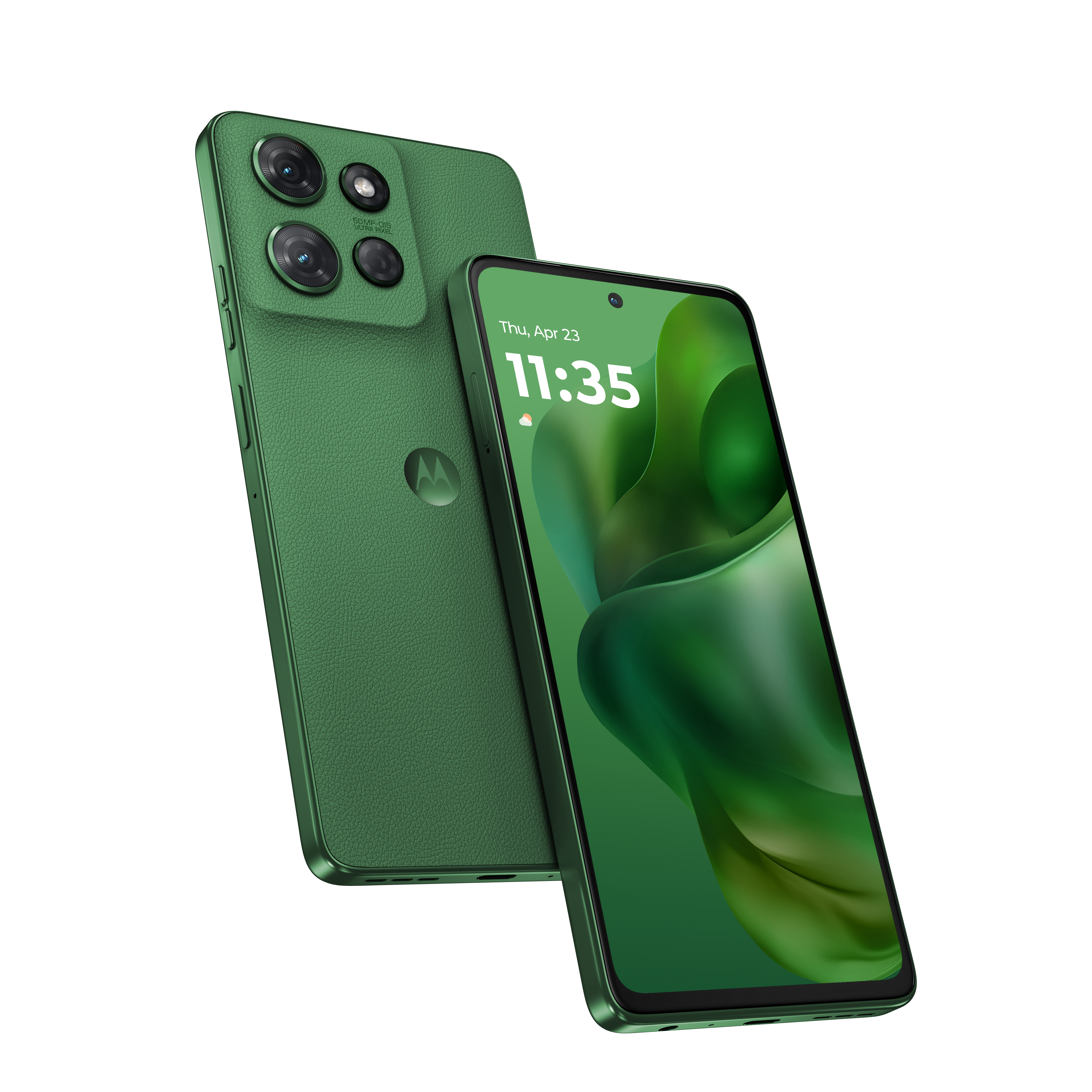 Official render of the Moto G Power 2025 in Leaf Green