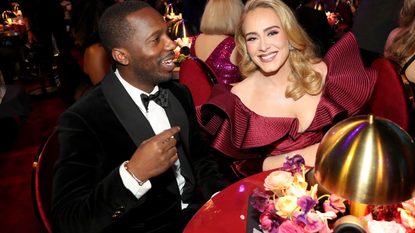 Rich Paul and Adele attend the 65th GRAMMY Awards at Crypto.com Arena on February 05, 2023 in Los Angeles, California.