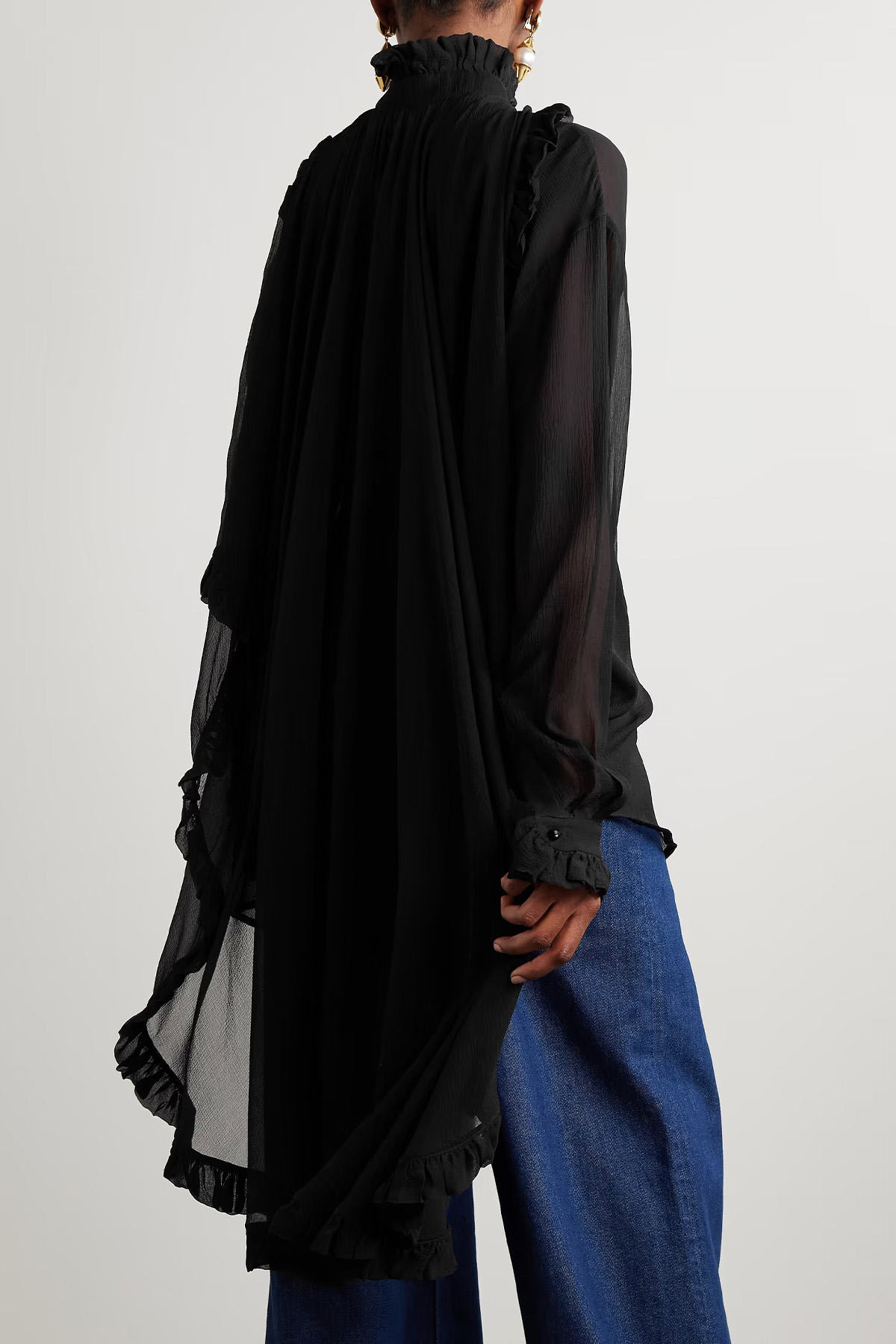 Cape-Effect Shirt