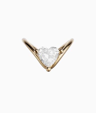 heart engagement ring
