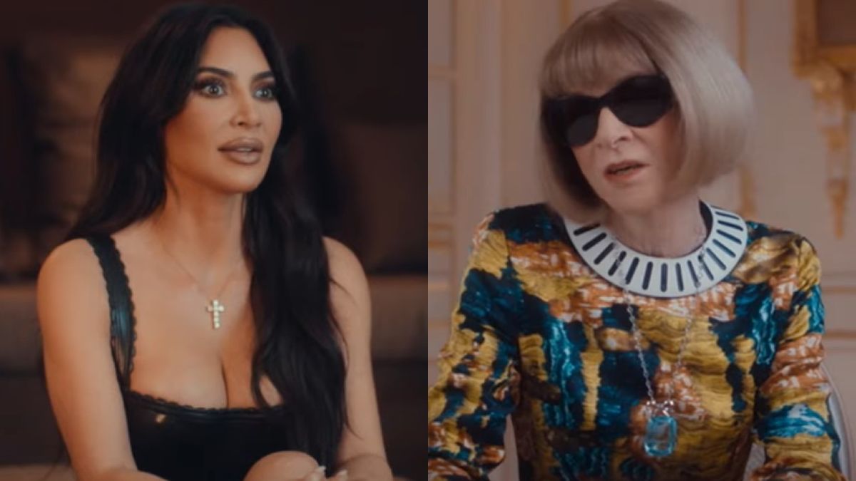 Kim Kardashian and Anna Wintour are shown in the trailer for In Vogue: The 90s.