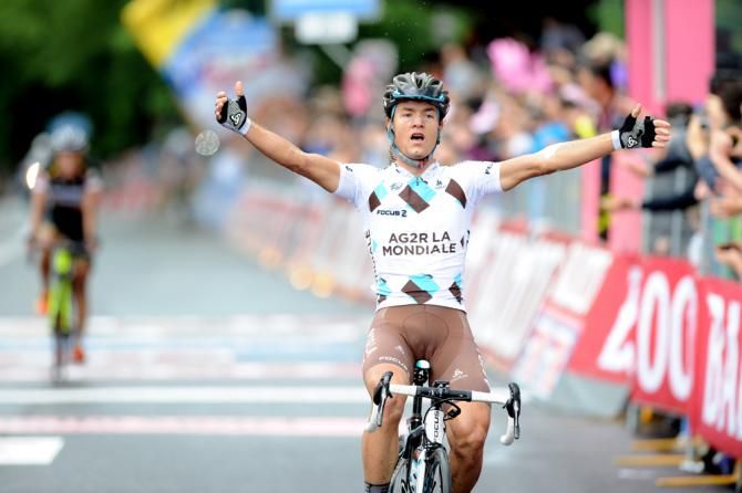 Carlos Betancur (AG2R) thought he'd won the stage