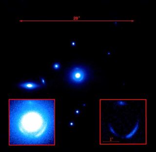 Tiny Galaxy Spotted Halfway Across the Universe