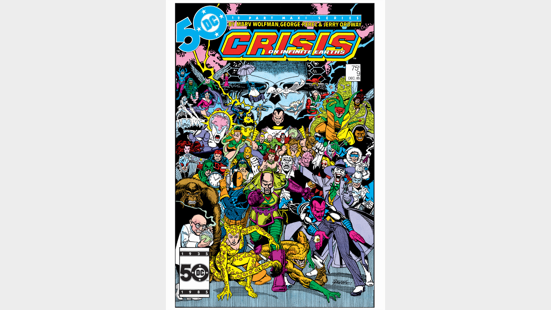 CRISIS ON INFINITE EARTHS #9 FACSIMILE EDITION