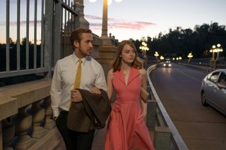 TV tonight: Ryan Gosling and Emma Stone in La La Land.