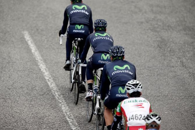 Movistar on the front Trofeo Palma