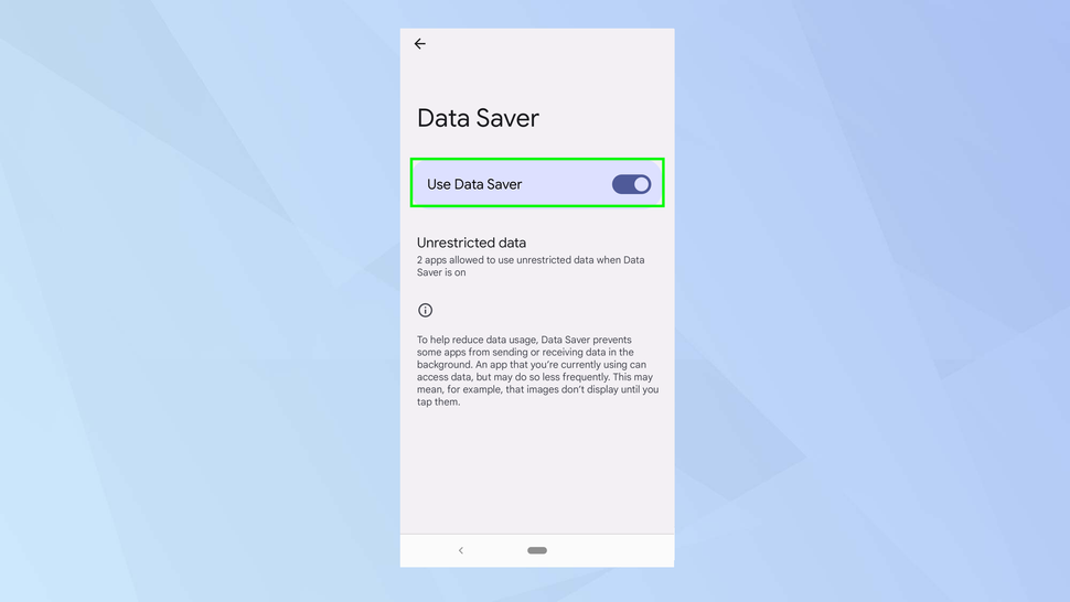 How to use the data saver setting on Android | Tom's Guide