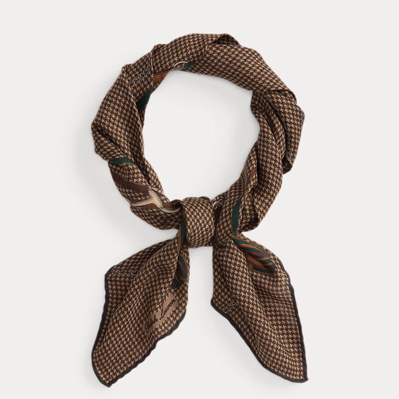 Ralph Lauren , Equestrian Cashmere-Silk Neckerchief