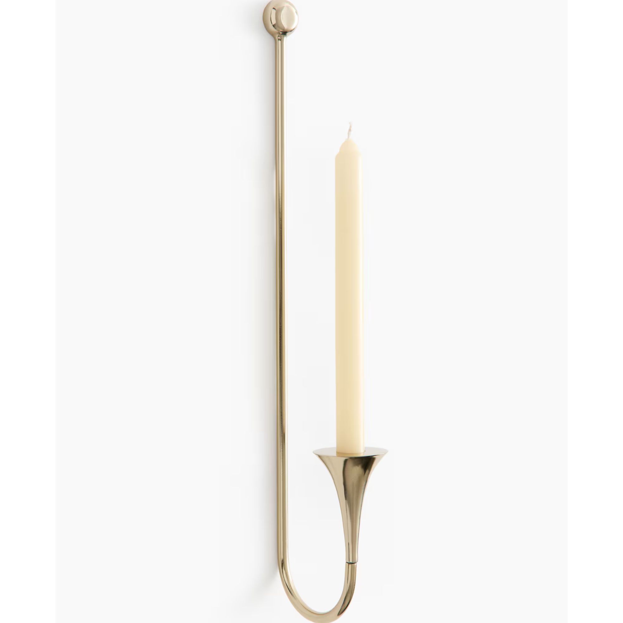 Metal Wall Sconce (Gold)