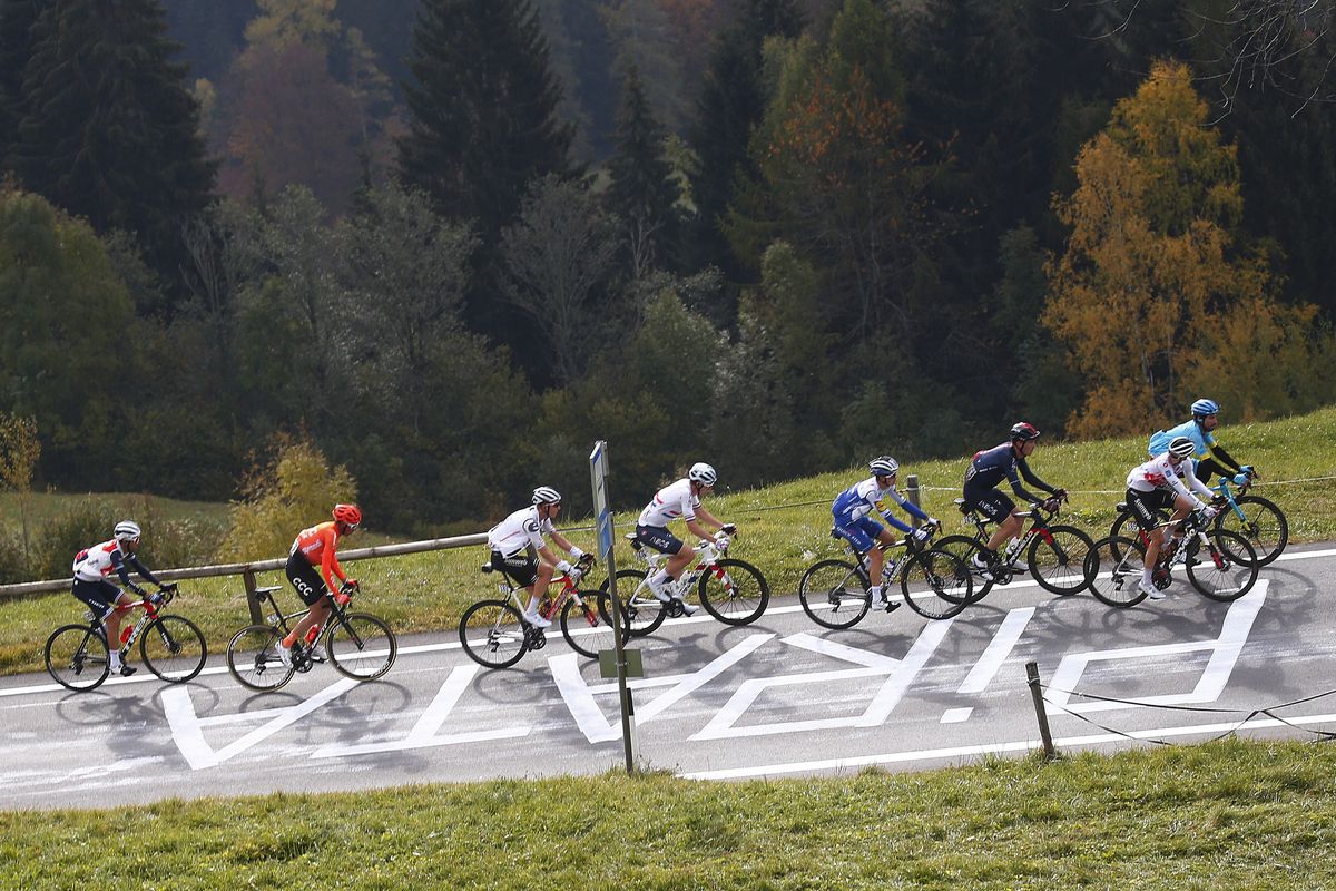 Giro dItalia 2020 103th Edition 18th Pinzolo Laghi di Cancano 207km 22102020 Scenery photo Ilario BiondiBettiniPhoto2020