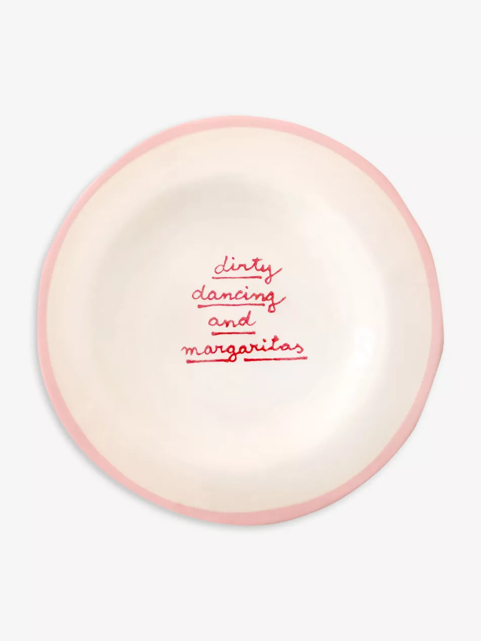 Dirty Dancing Hand-Painted Ceramic Plate 20cm