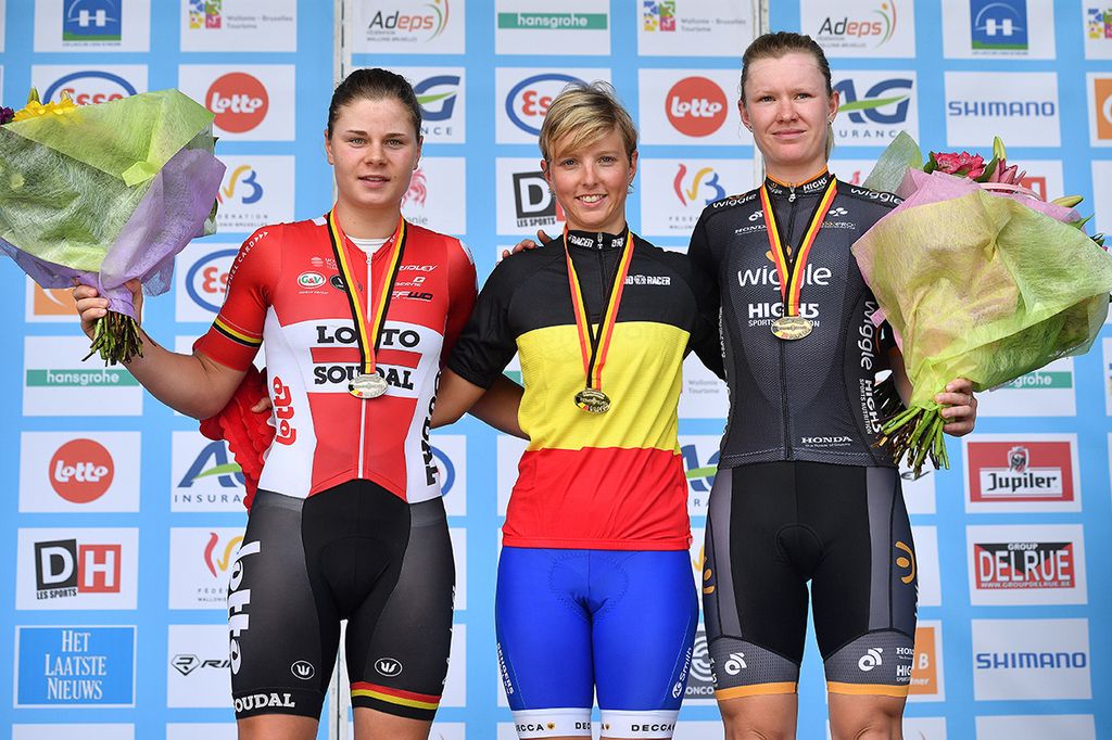 The 2016 Belgian podium