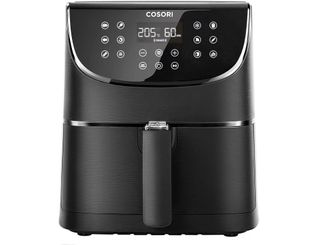 cosori pro gen 2 air fryer 5.8qt, upgraded version with stable performance  & sleek new look, 13 one touch functions, 100 pape