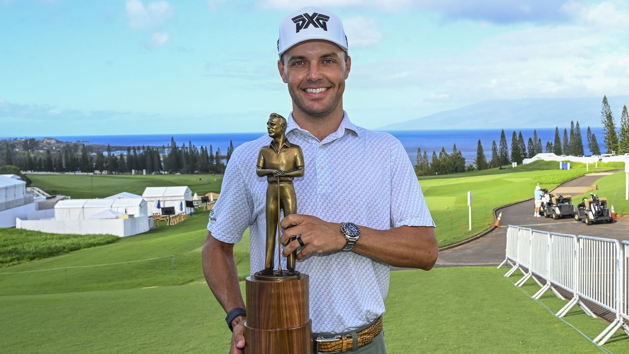 Eric Cole wins the 2023 PGA Tour Rookie of the Year Award