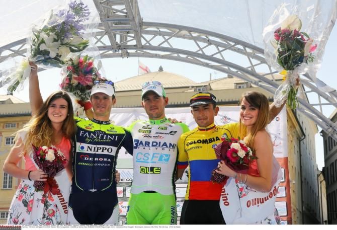 The Giro dell'Appennino podium