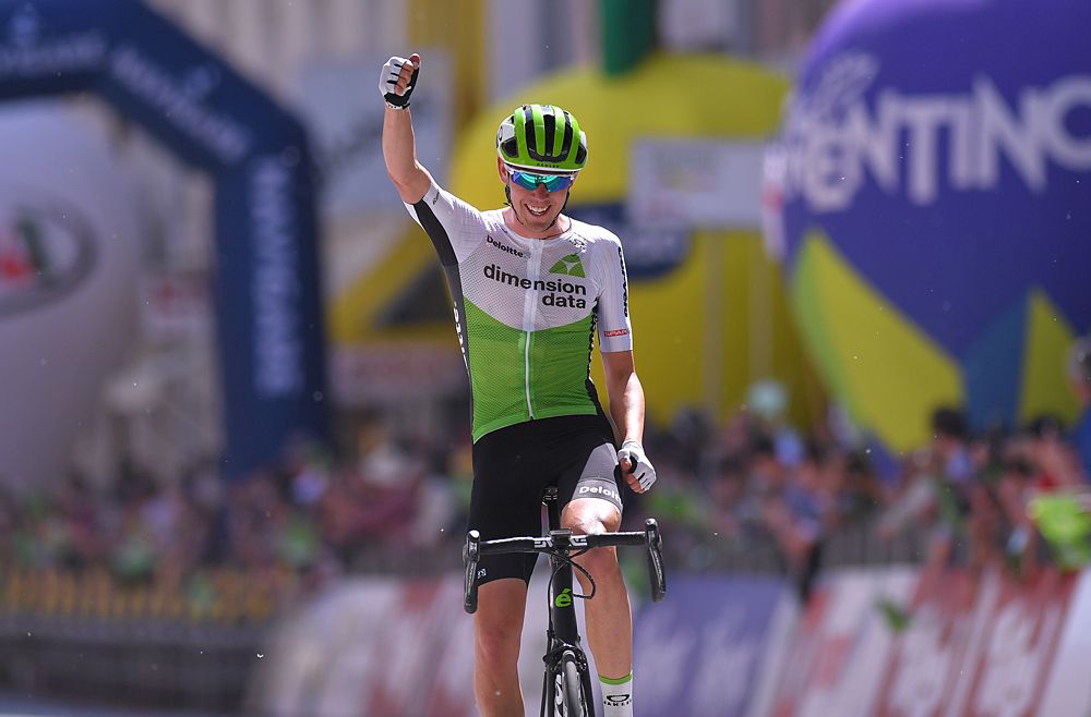 Ben O'Connor (Dimension Data) wins stage 3 at Tour of the Alps