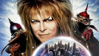 David Bowie in a promo poster for Labyrinth.