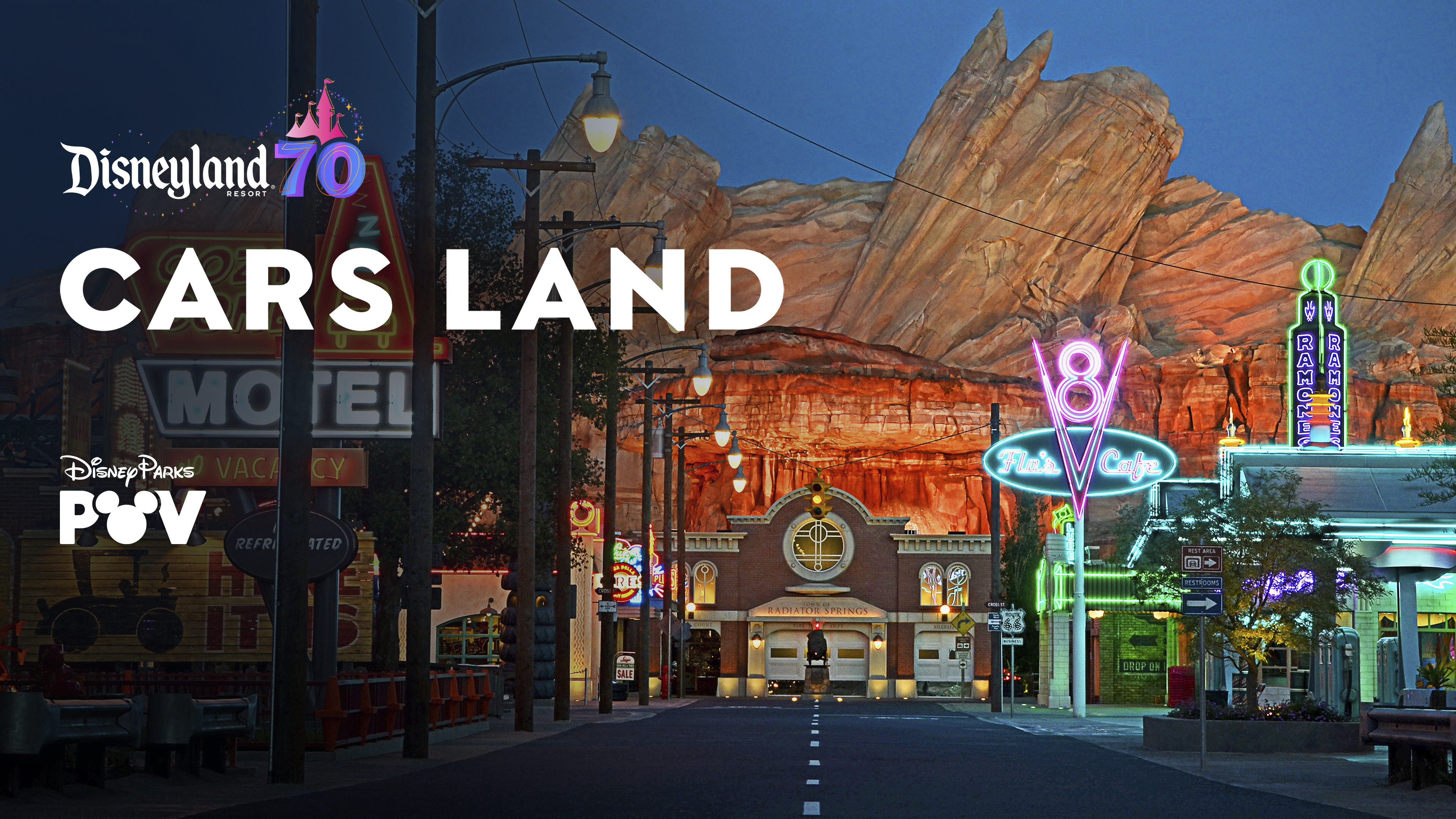 Disneyland POV Parks Cars Land