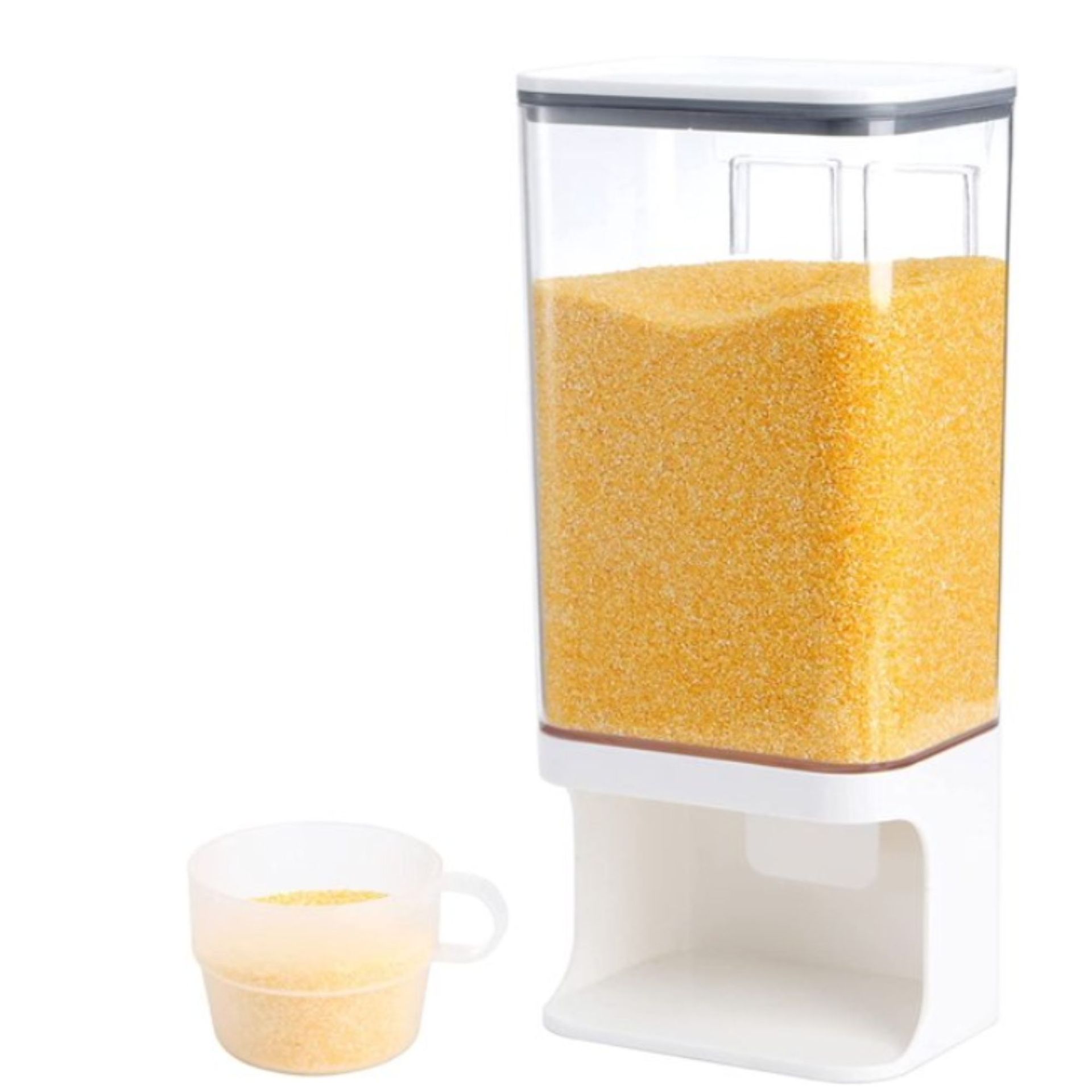 Dispenser sereal putih