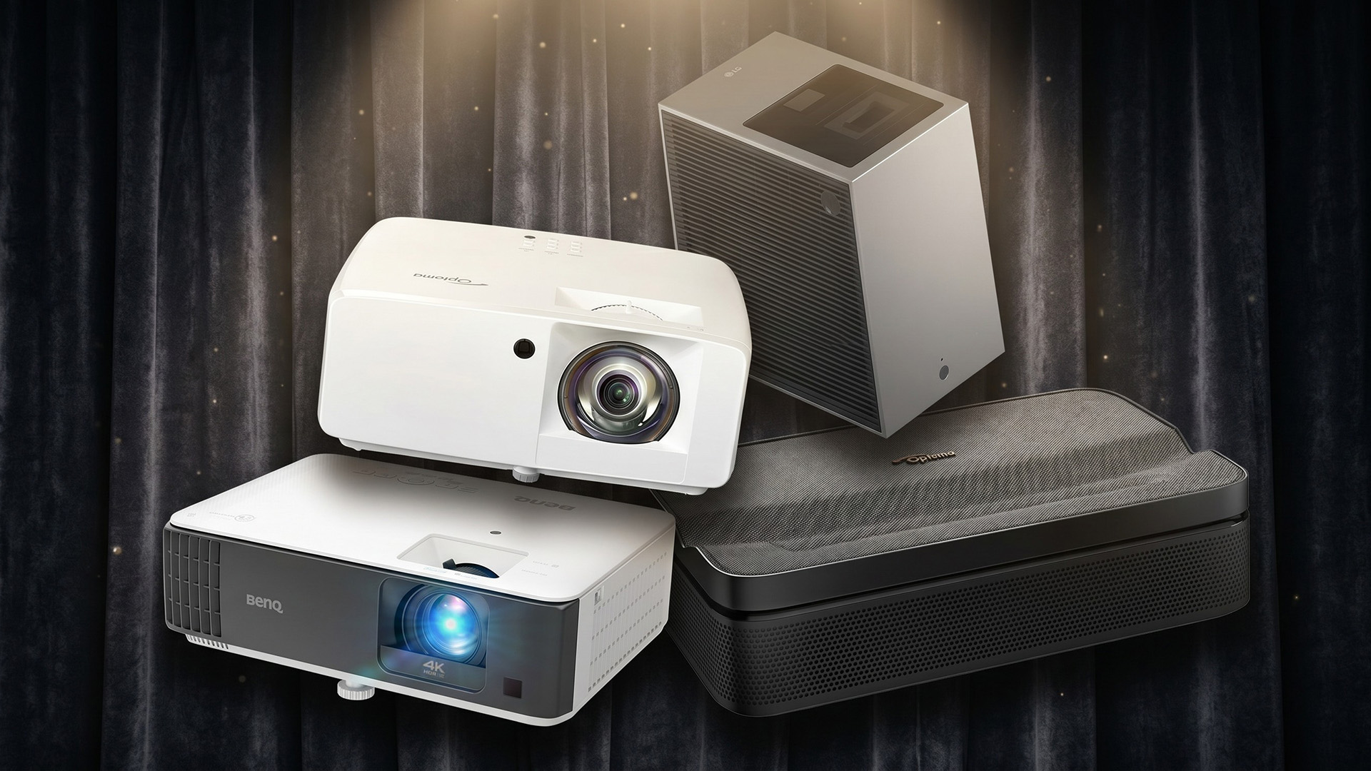 A selection of short throw projectors.