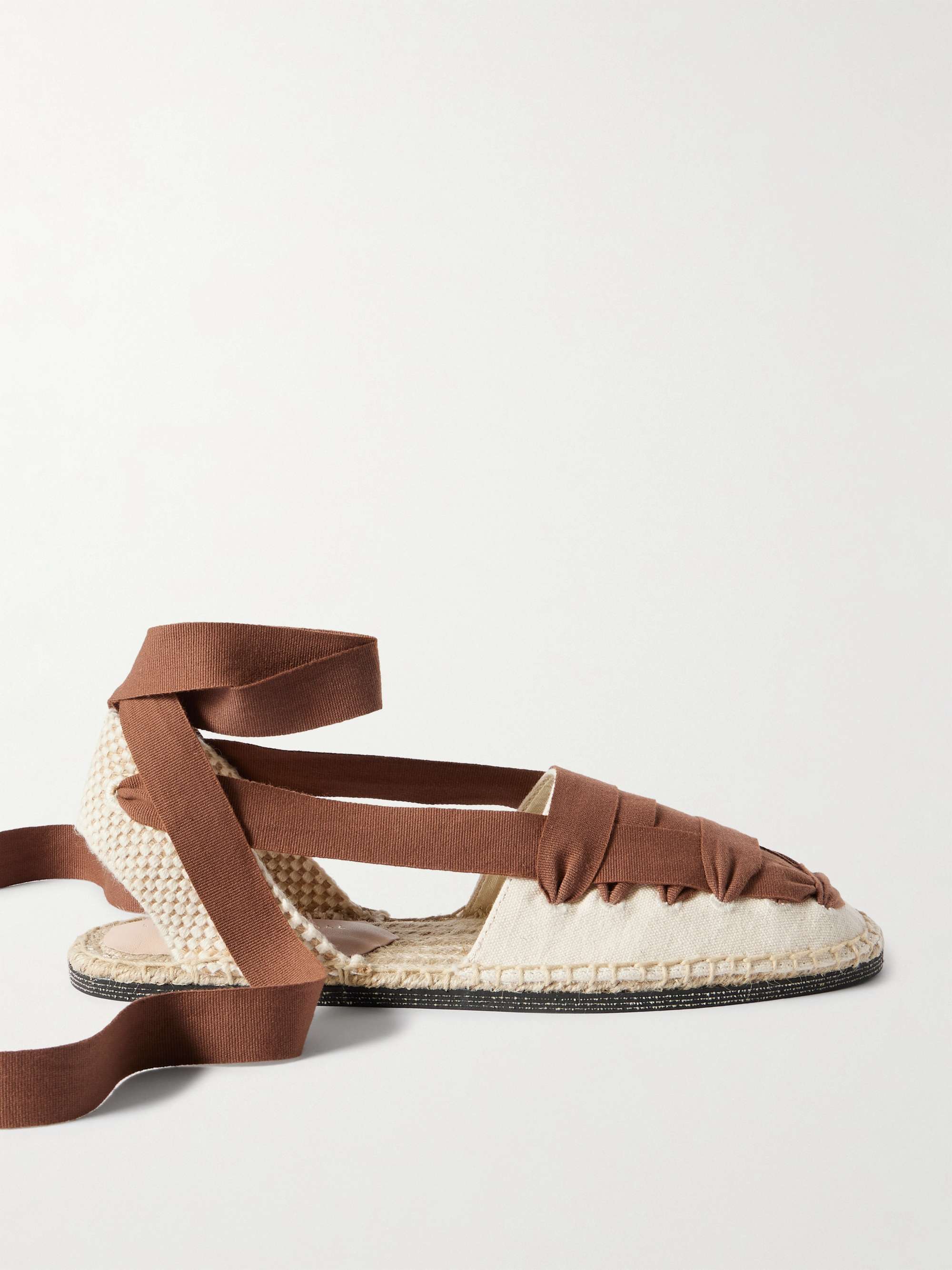 Wilson Lace-Up Canvas Espadrilles