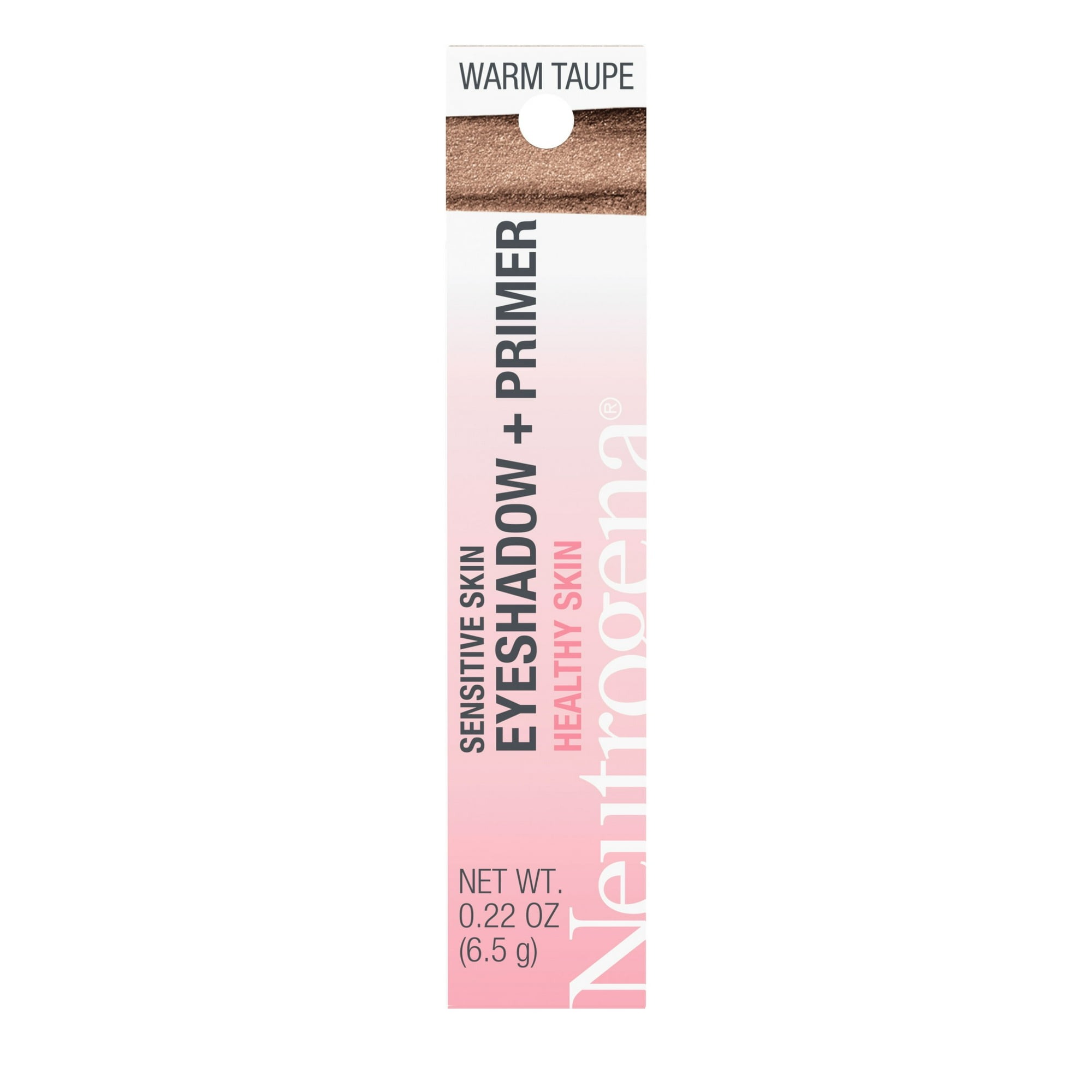 Neutrogena, Neutrogena Sensitive Skin Eyeshadow + Primer, Warm Taupe, 0.22 Oz