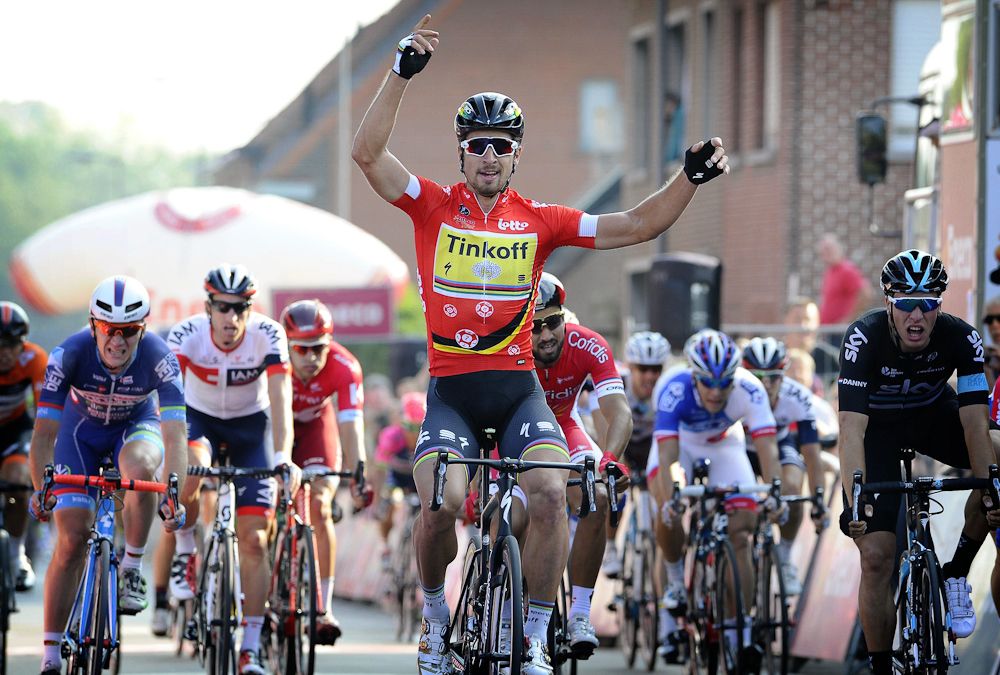 Peter Sagan wins stage 3 at the Eneco Tour