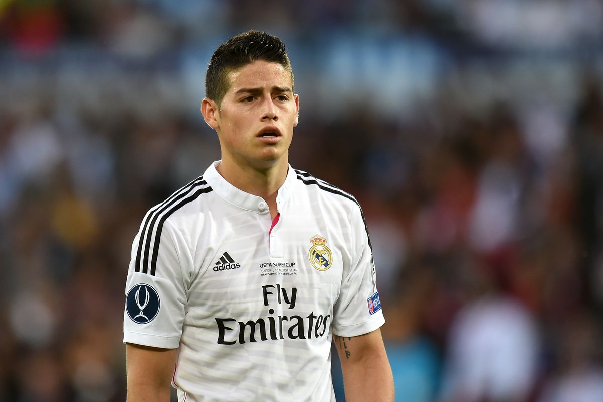 James Rodriguez has swapped Real Madrid for Everton